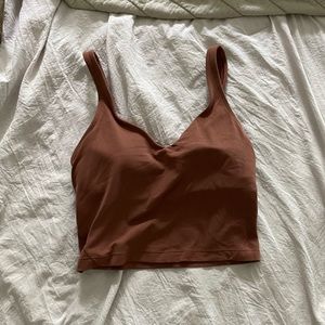Lululemon Align Tank Cropped Ancient Copper Size 6